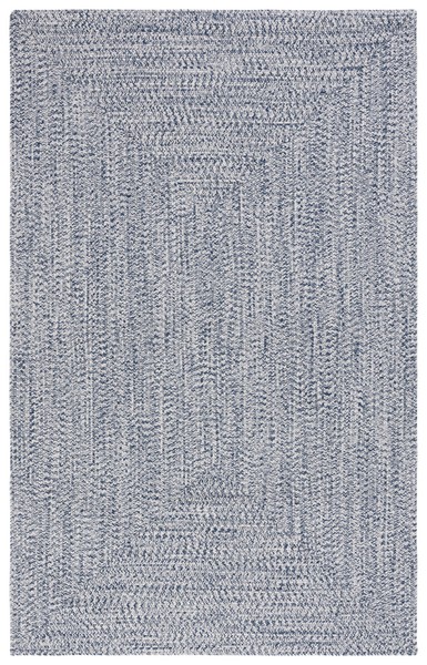 UPC 195058554961 product image for BRA201N-6 6 x 9 ft. Braided Rectangle Hand Woven Area Rug, Dark Blue & Ivory | upcitemdb.com
