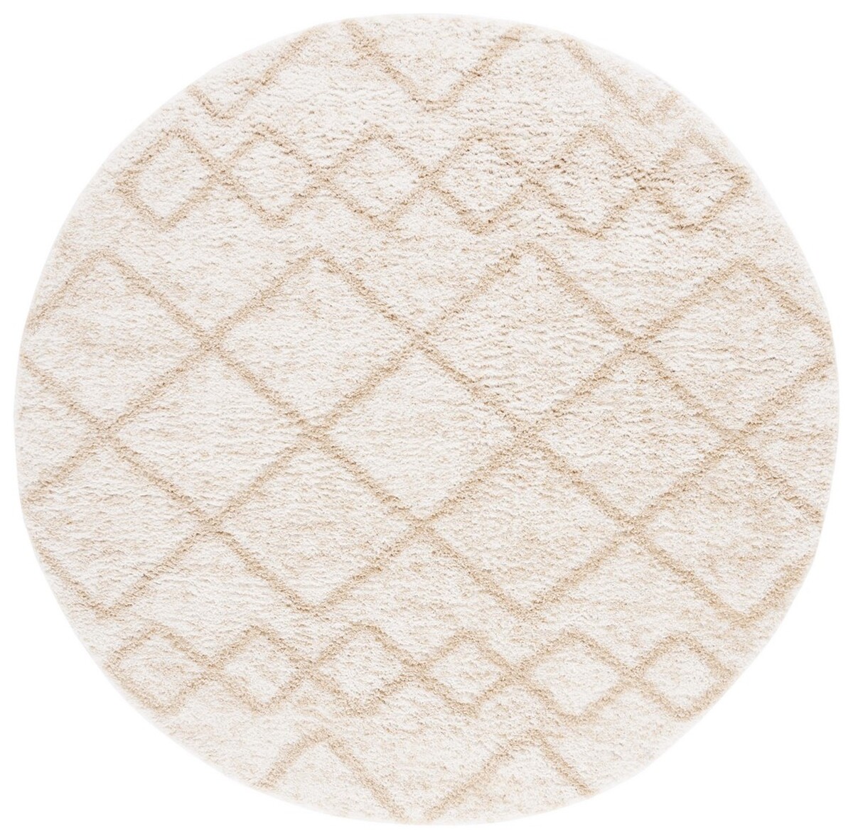 UPC 195058700269 product image for BER572A-7R 7 x 7 ft. Berber Shag Contemporary Power Loomed Round Area Rug, I | upcitemdb.com