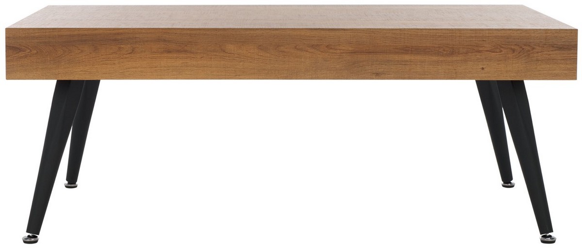UPC 195058489355 product image for COF7007B Cedric Rectangular Midcentury Modern Coffee Table, Natural Brown &  | upcitemdb.com