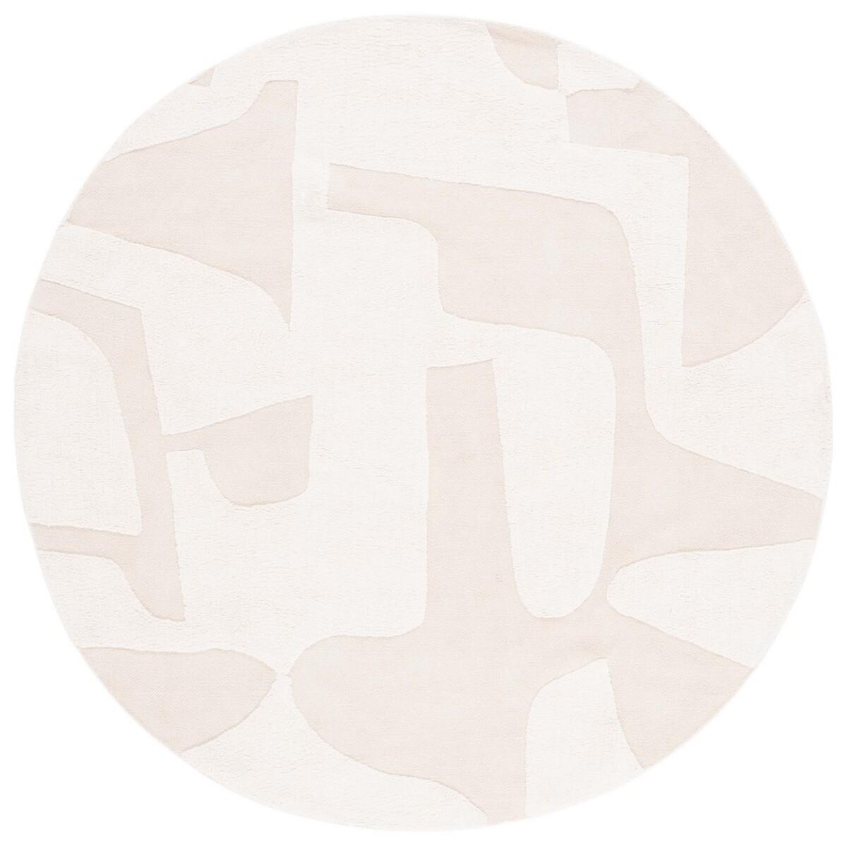 UPC 195058935364 product image for CSB790A-4R 4 x 4 ft. Casablanca Contemporary Hand Woven Round Area Rug, Ivor | upcitemdb.com