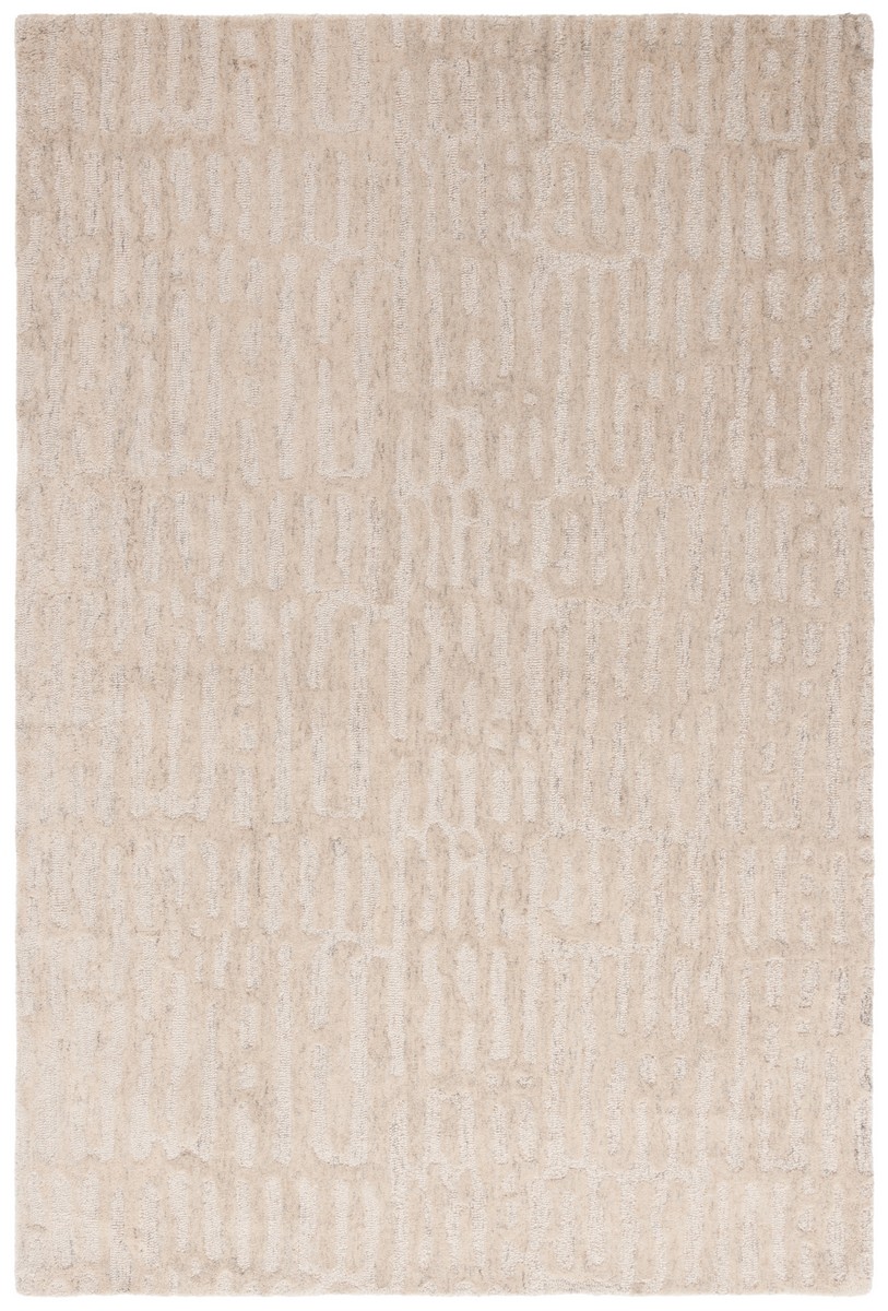 UPC 198162012754 product image for EBN918B-5 5 x 8 ft. Ebony Collection Modern Rectangle Hand Tufted Rug, Beige | upcitemdb.com