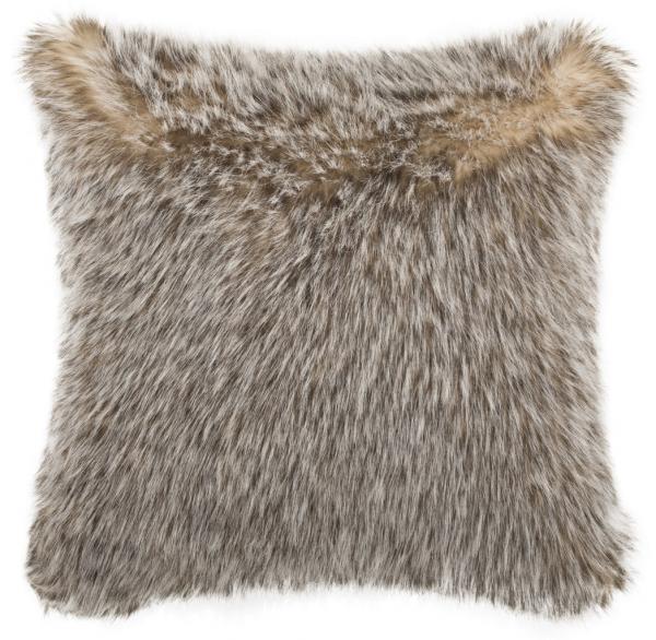 Pls723a-2020 Dusty Fur Pillow, Grey