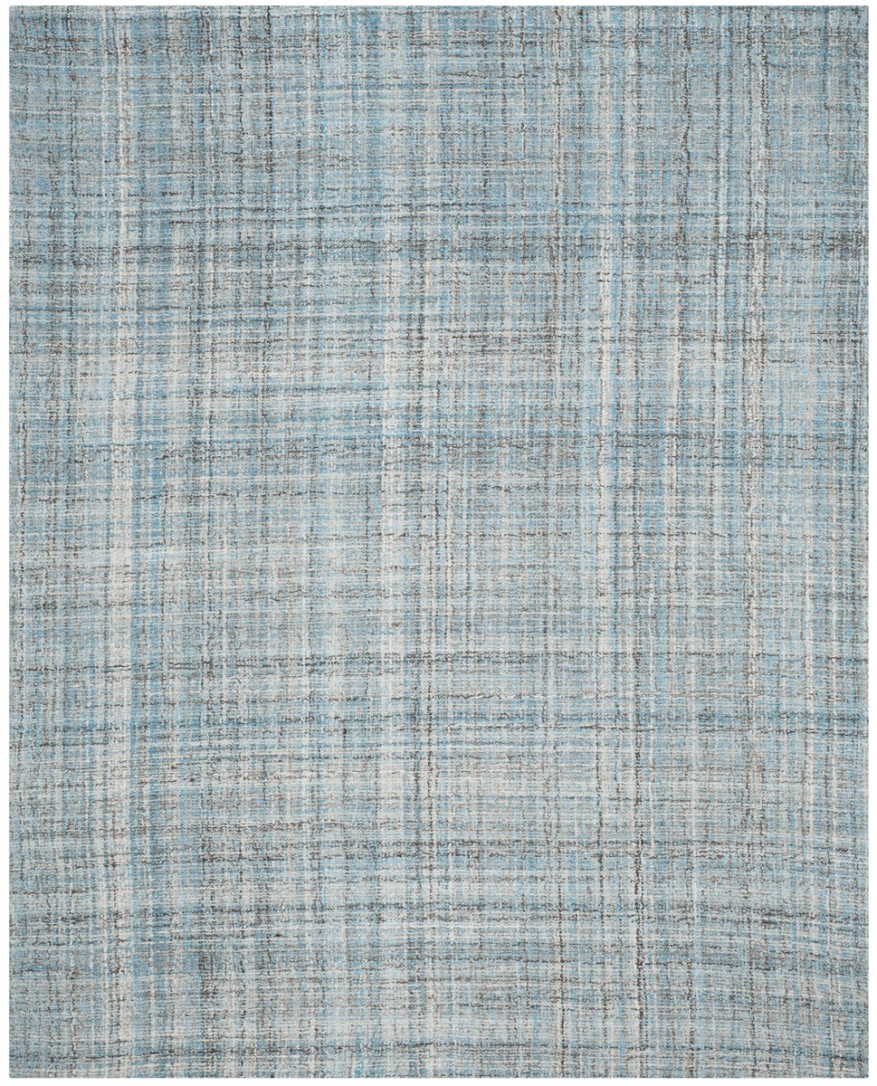 Abt141a-5 Abstract Hand Tufted Medium Rectangle Area Rug, Blue & Multicolor - 5 X 8 Ft.