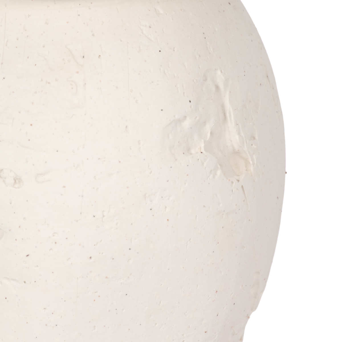 Picture of Sagebrook Home 21421-01 16 x 7 in. Cast Stone Finish Temple Jar - White