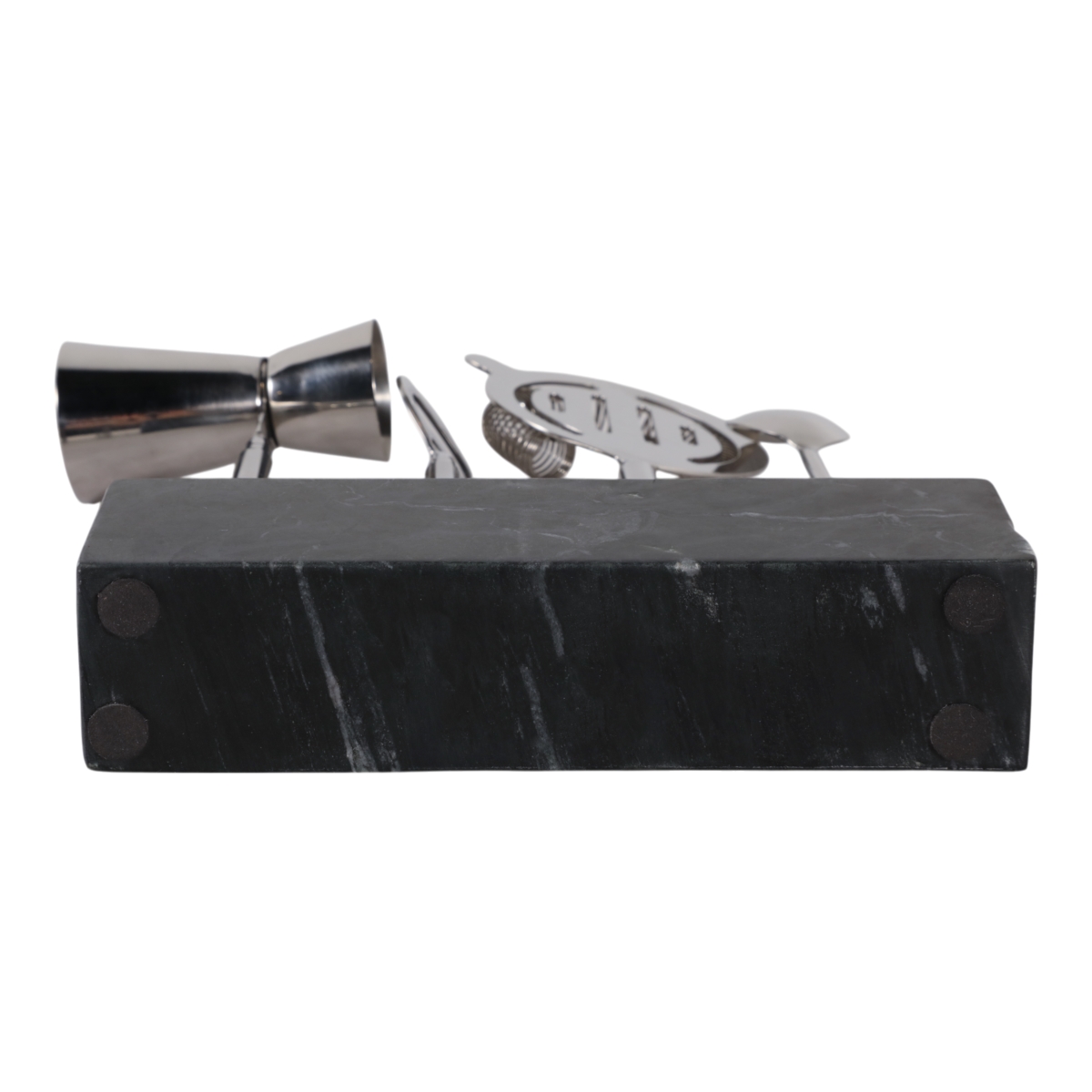 Picture of Sagebrook Home 22555 10 in. Bar Utensil Set, Silver & Black - 4 Piece