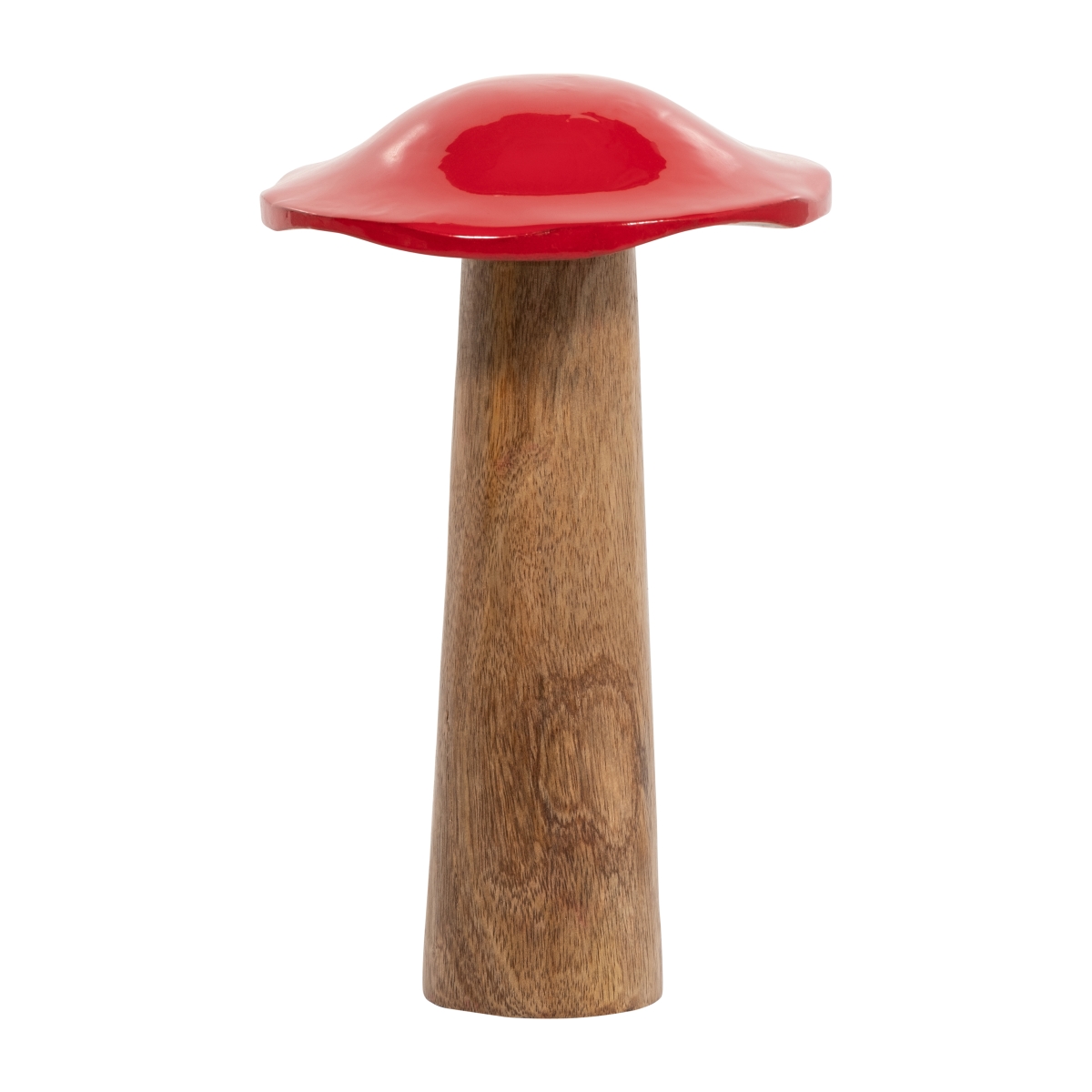 Picture of Sagebrook Home 18275-03 10 in. Wood Toadstool Mushroom Figurine&#44; Red