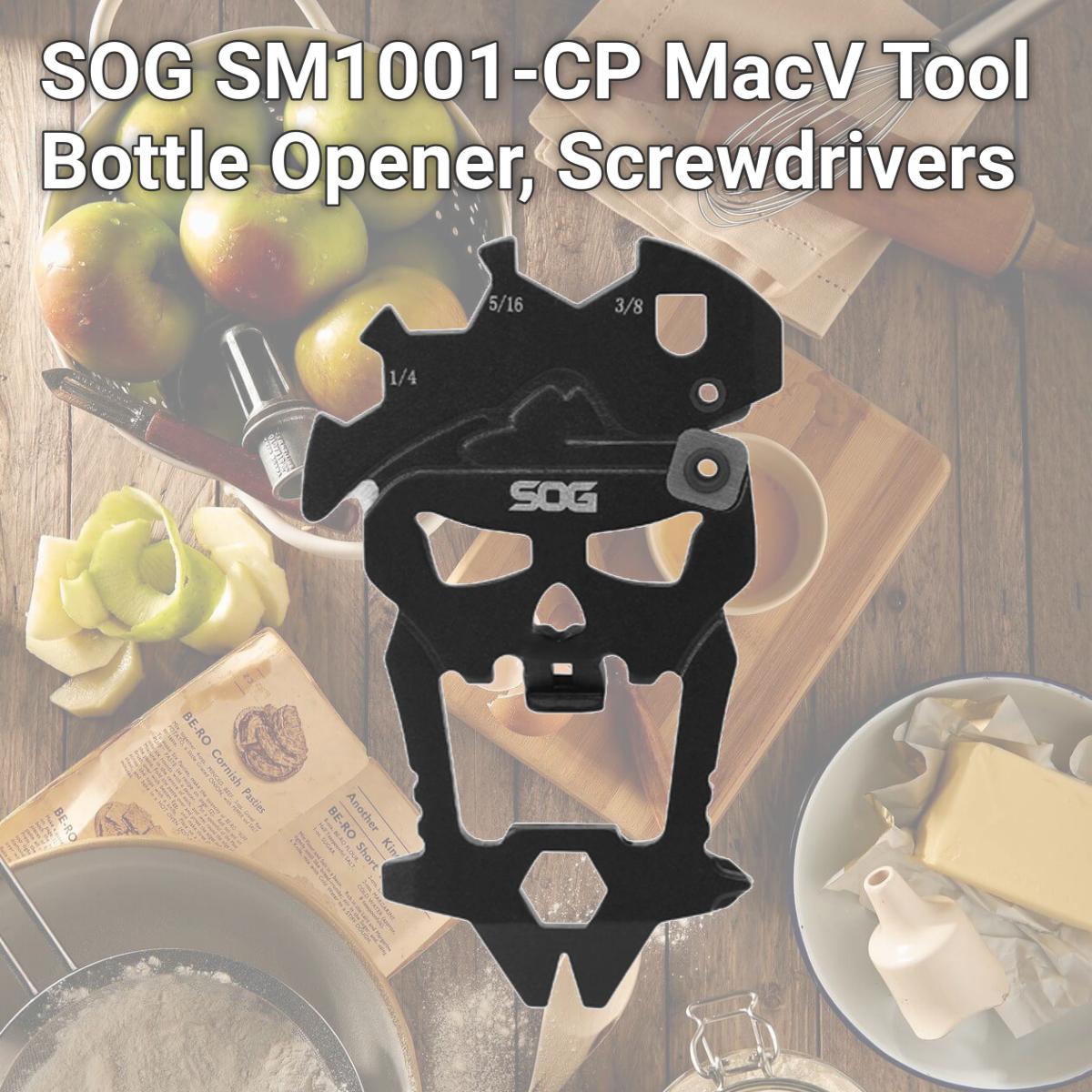 Picture of SOG SM1001-CP MacV Tool Bottle Opener, Screwdrivers