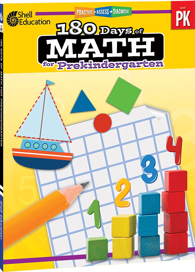 ISBN 9781087652030 product image for 127443 180 Days of Math, Prekindergarten | upcitemdb.com