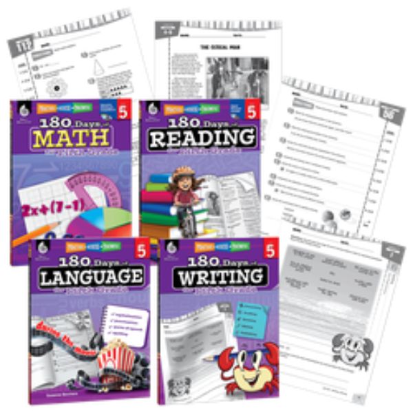 ISBN 9781425816377 product image for 51637 180 Days of Practice Grade 5 Bundle Book | upcitemdb.com