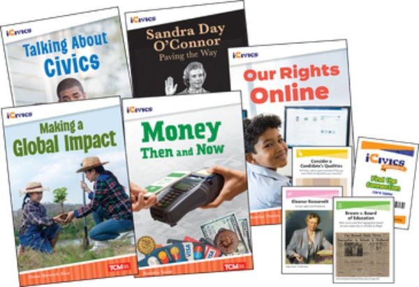 ISBN 9781087668338 product image for 131236 Icivics Grade 5 Community & Social Awareness Game Cards & Book - Set of 5 | upcitemdb.com