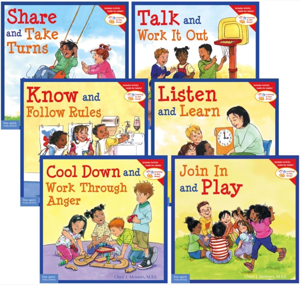 704697 Learning to Get Along Book - Shrink-Wrapped Set - 6 Piece