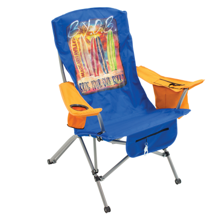 Tension Chair, Teal & Orange