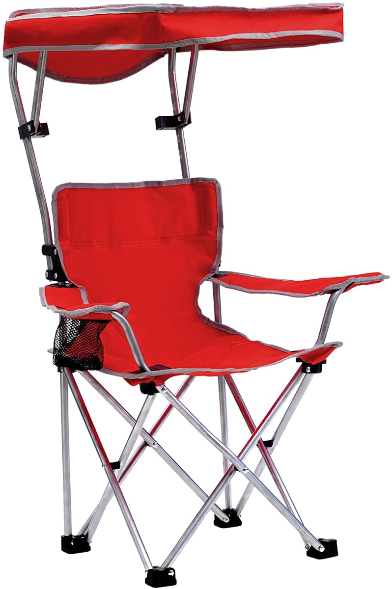 167611ds Kid Shade Chair - Red & Silver