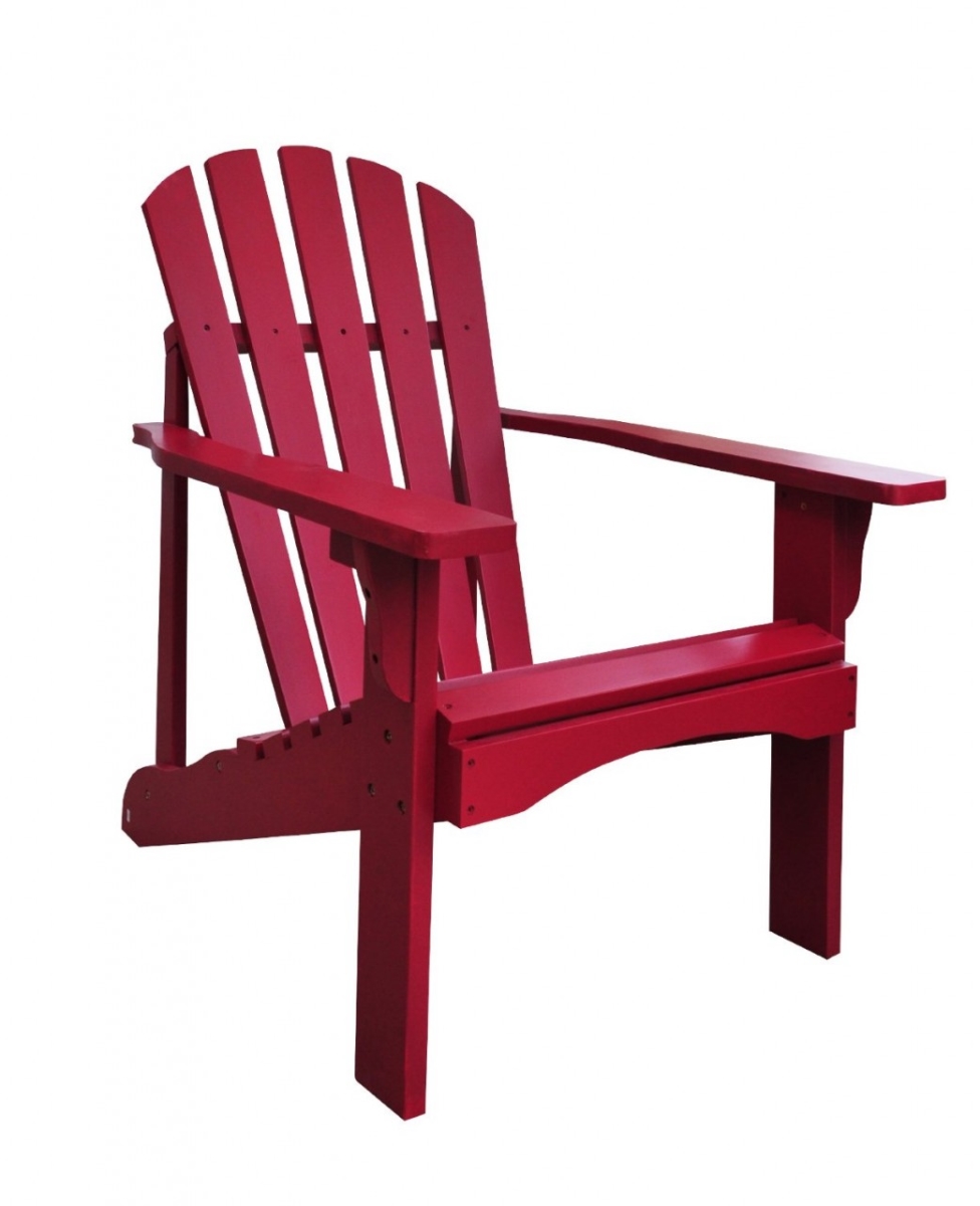 Shineco 4617cp Rockport Adirondack Chair, Chilli Pepper