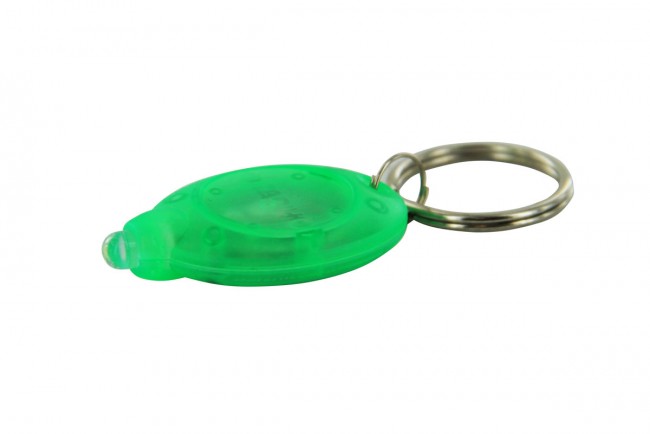 Keylight Keychain Green With White Led Light