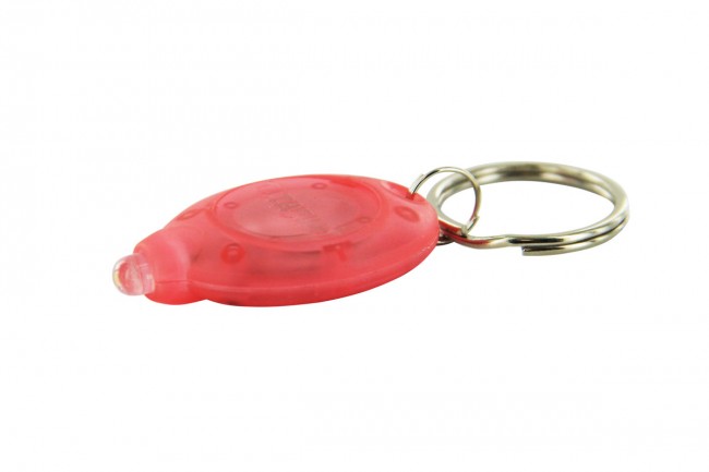 Keylight Keychain Red With White Led Light