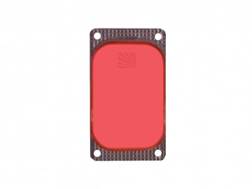 -9-27611 Red Visipad Self-adhesive Luminescent Id & Marking Emitter - Pack Of 25