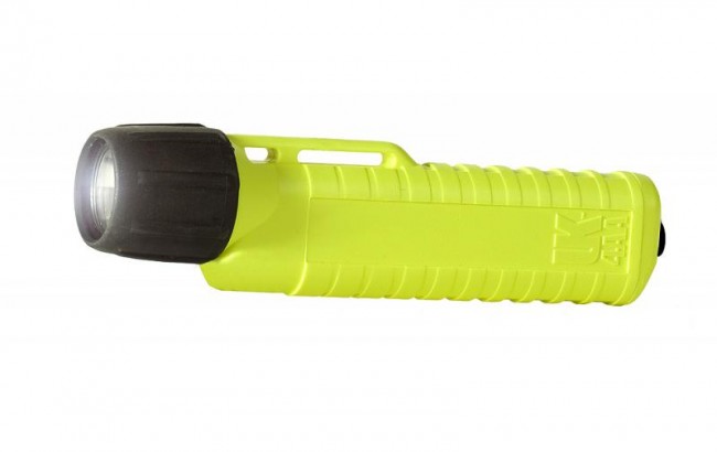 Uk-14431-cpo-at-yl Eled Cpo-at 14431 Flashlight With Tail Switch - 120 Lumens - Class I Div 1 - Uses 4 X Aas - Safety Yellow