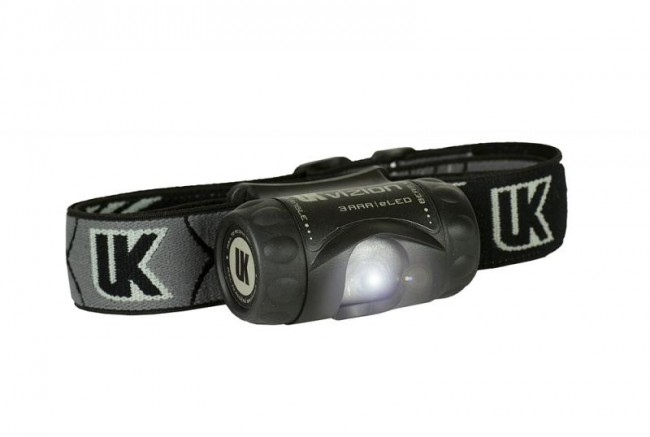 Uk-17018-vizion-i-w-wbnd-bk 3aaa Eled Vizion I Headlamp With Woven Strap - 65 Lumens - Class I Div 1 - Uses 3 X Aaas - Black