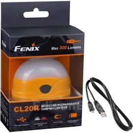 -cl20r-orange 300 Lumens Cl20r Rechargeable Camping Lantern With 16 X Neutral White Leds & 2 Red Led, Orange