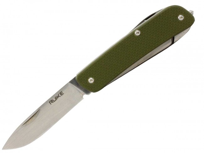 -ruike-m61-n 6.45 In. 14c28n Stainless Steel Multifunction Knife - Brown