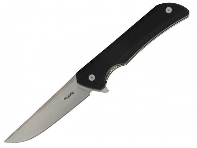 -ruike-p121-b 8.42 In. 14c28n Stainless Steel Folding Knife - Black