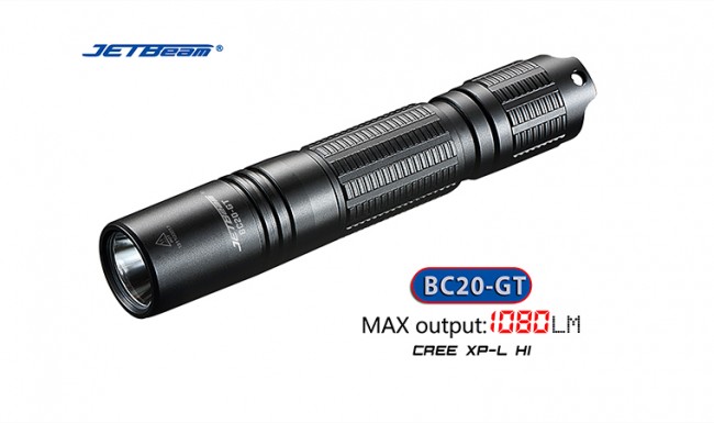 -bc20-gt Usb Rechargeable Flashlight, 1080 Lumens