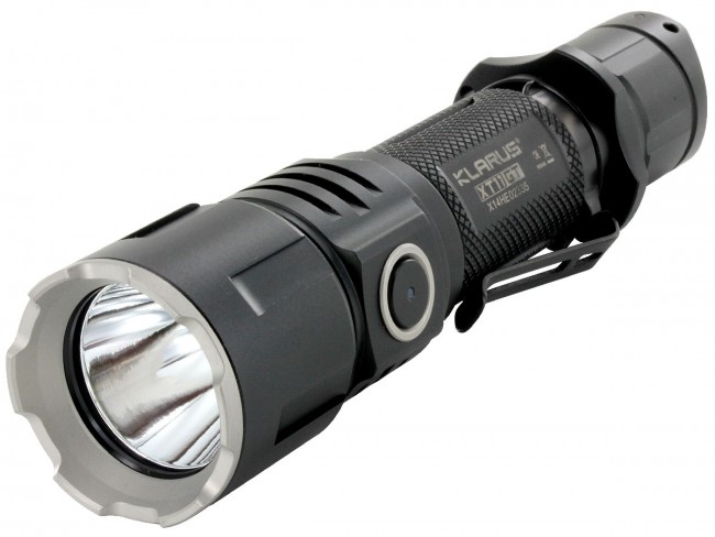 -xt11gt-hd Rechargeable Tactical Flashlight With Cree Xhp35 Hd E4 Led, Black - 2000 Lumens
