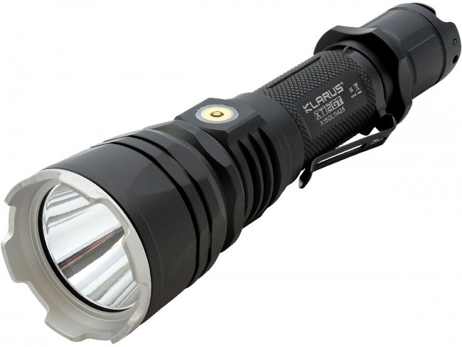 -xt12gt Rechargeable Led Flashlight With Cree Xhp35 Hi D4 Led, Black - 1600 Lumens