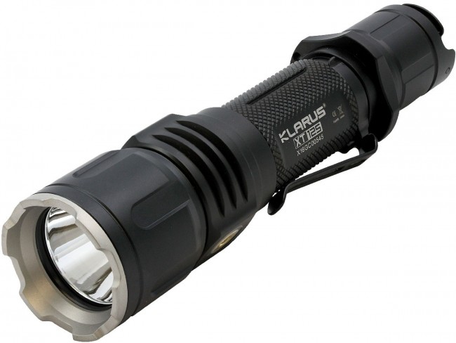 -xt12s Rechargeable Led Flashlight With Cree Xhp35 Hi D4, Black - 1600 Lumens