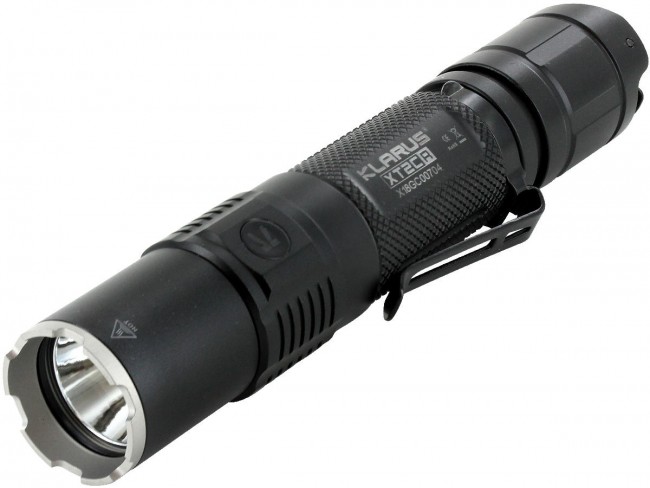 -xt2cr Rechargeable Tactical Flashlight With Cree Xhp35 Hd E4, Black - 1600 Lumens