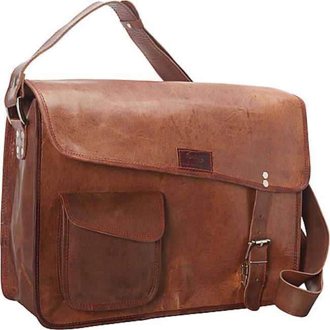 B-3 Cross Flap Style Laptop Messenger Bag