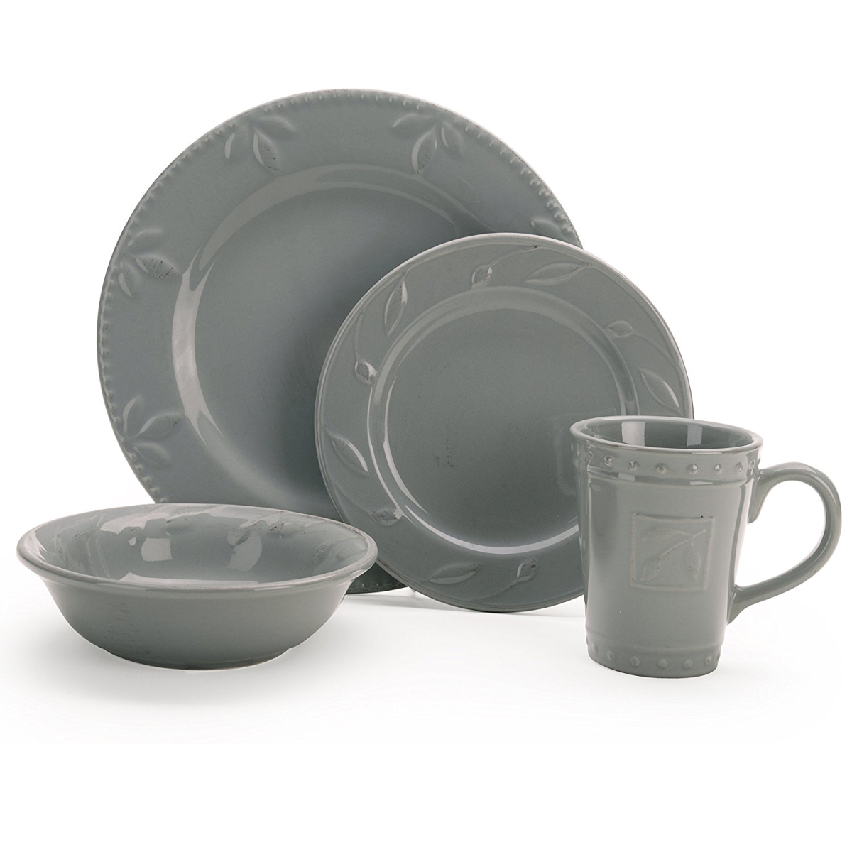70700 Sorrento Gray Place Setting, 4 Piece