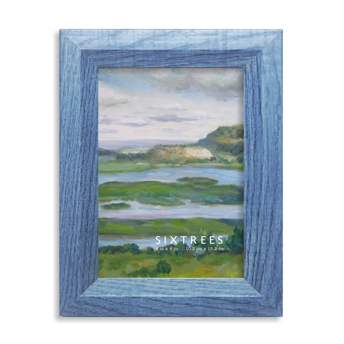 WD78546 4 x 6 in. Bryce Blue Picture Frame
