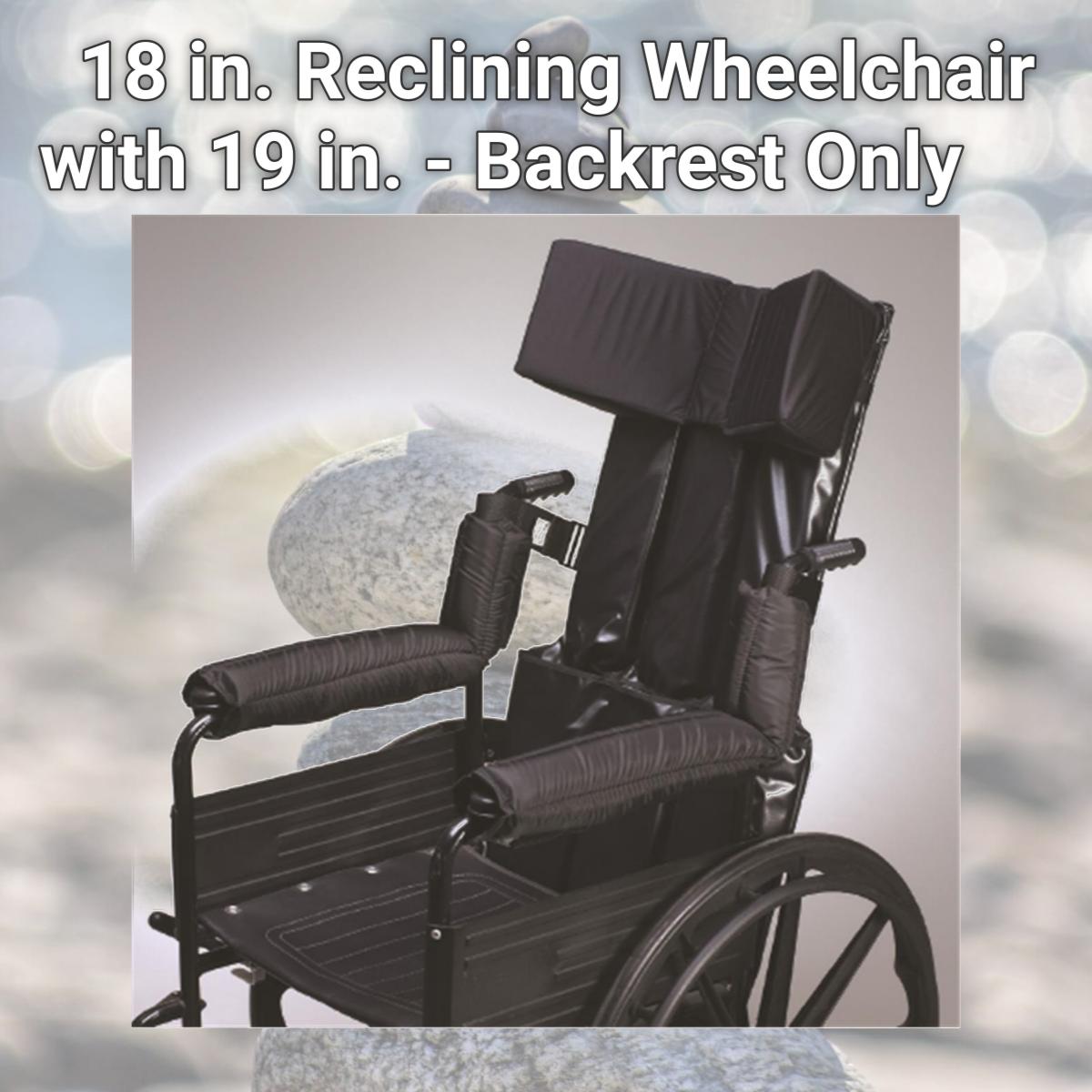 Picture of Skil-Care 703101 18 in. Reclining Wheelchair with 19 in. - Backrest Only