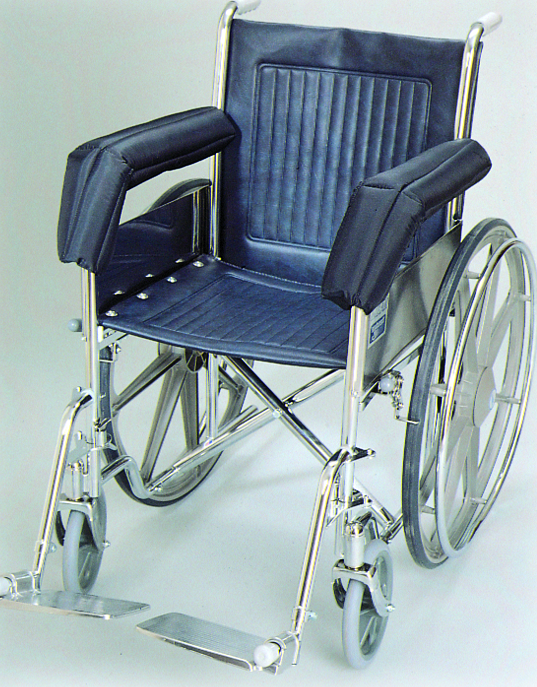 703130 22 In. Wheelchair Foam Padded Nylon Extended Full Armrest Pads