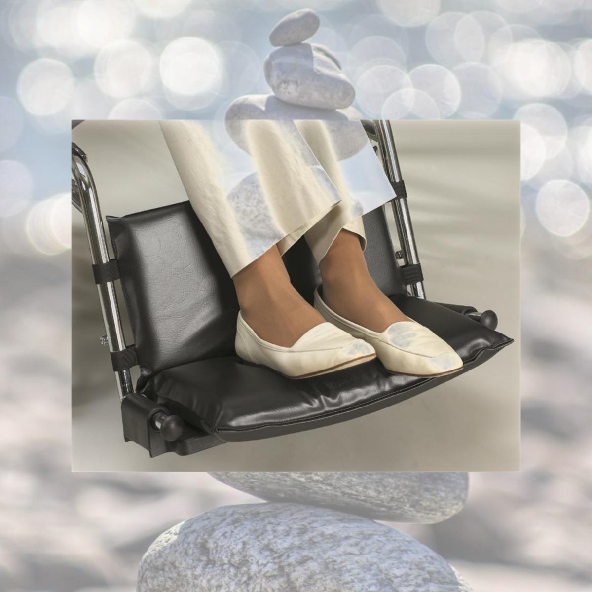 Picture of Skil-Care 703286 1 in. Econo-Footrest Extender with Foot Pad - 16-18 in.