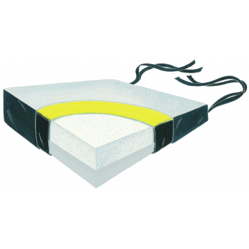 910140 Bariatric Foam 20 In. Wedge With Nylon Cover, 18 X 4.5 X 3 In.