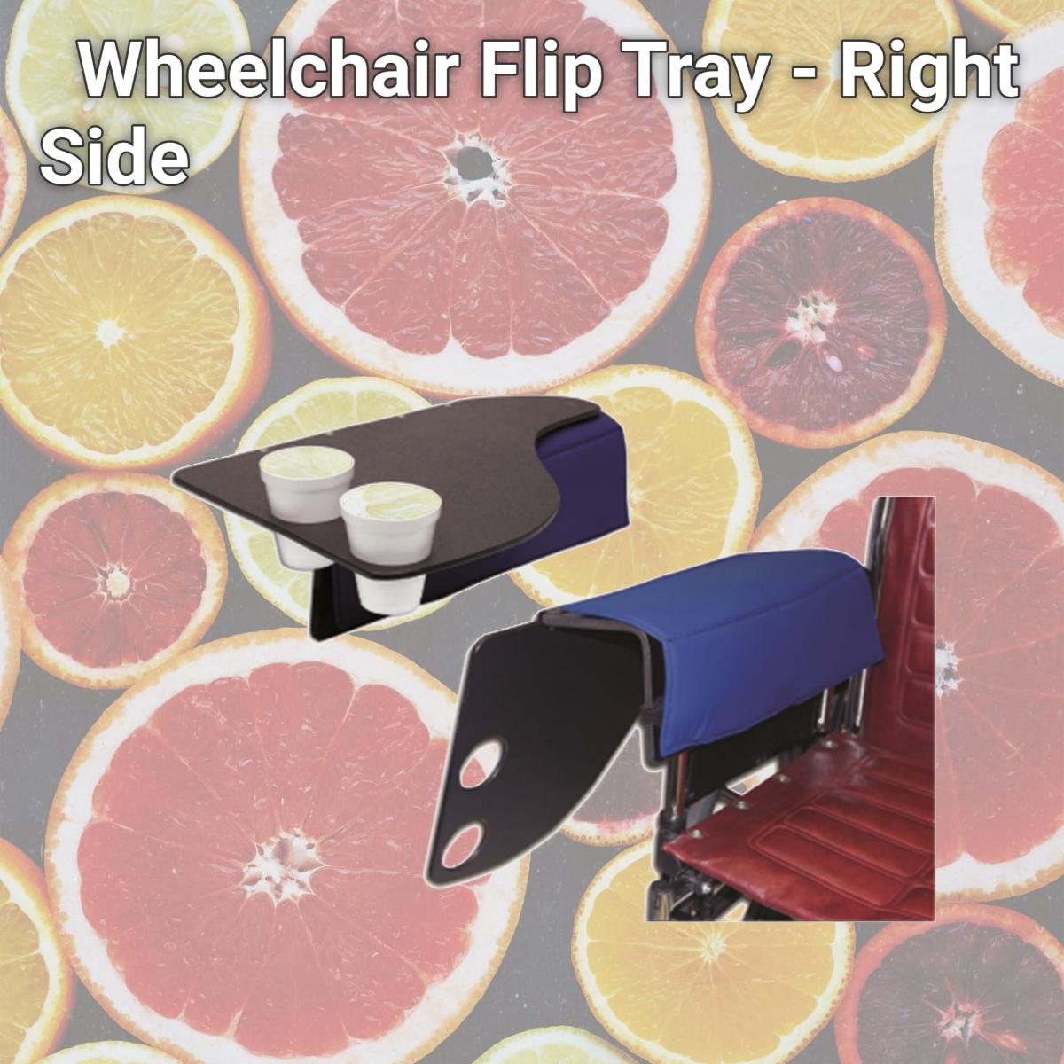 Picture of Skil-Care 705031 Wheelchair Flip Tray - Right Side
