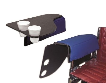 705032 Wheelchair Flip Tray - Left Side