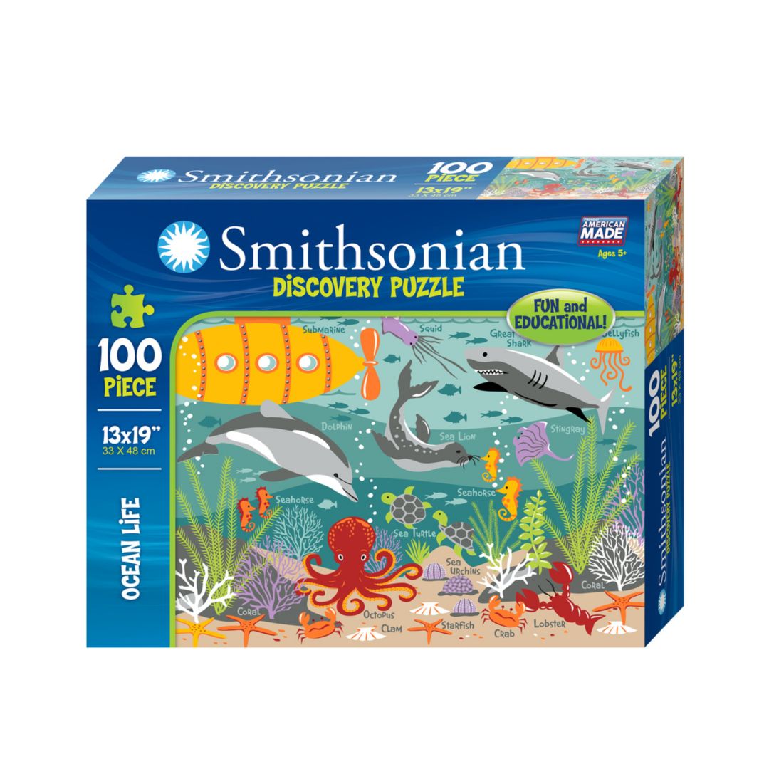 6410 14.25 X 10 X 8 In. Discovery Jigsaw Puzzle - Ocean Life