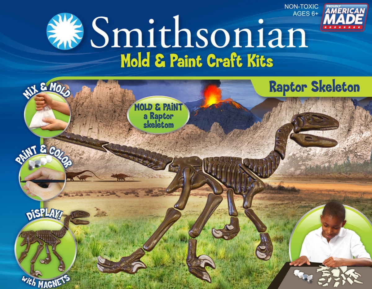 6514 22 X 11 X 10 In. Raptor Mold & Paint Kit - Velociraptor