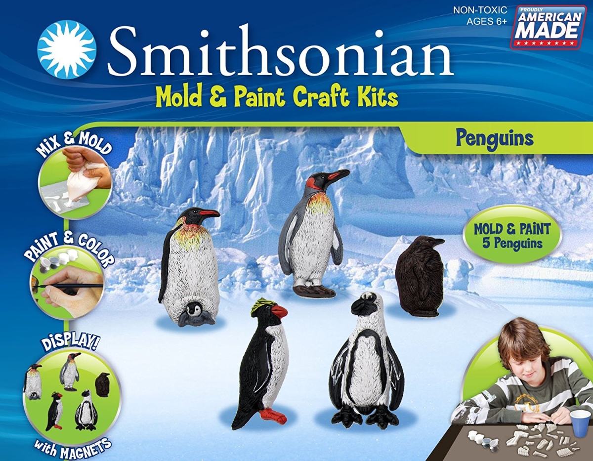 6566 22 X 11 X 10 In. Penguins Perfect Cast Mold & Paint Craft Kit