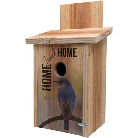 Bbhc-2 Decorative Home Tweet Home Design On Cedar Blue Bird House