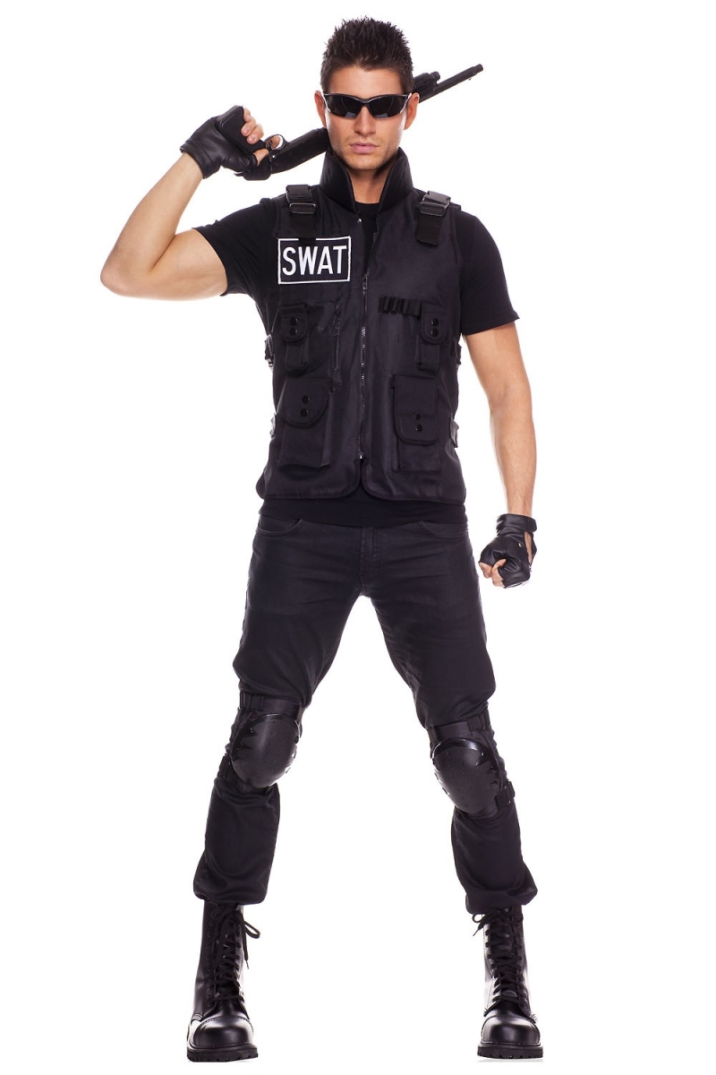 76001-as Shown 3 Piece Swat Brigade Commander Costume