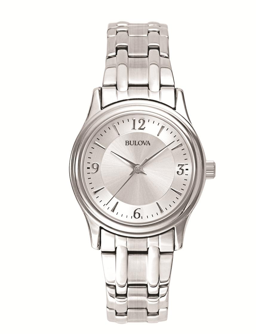96l005 Corporate Collection Ladies Bracelet Style Watch, Silver