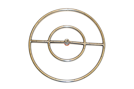 -frs24 24 In. Round Fire Rings Stainless Steel