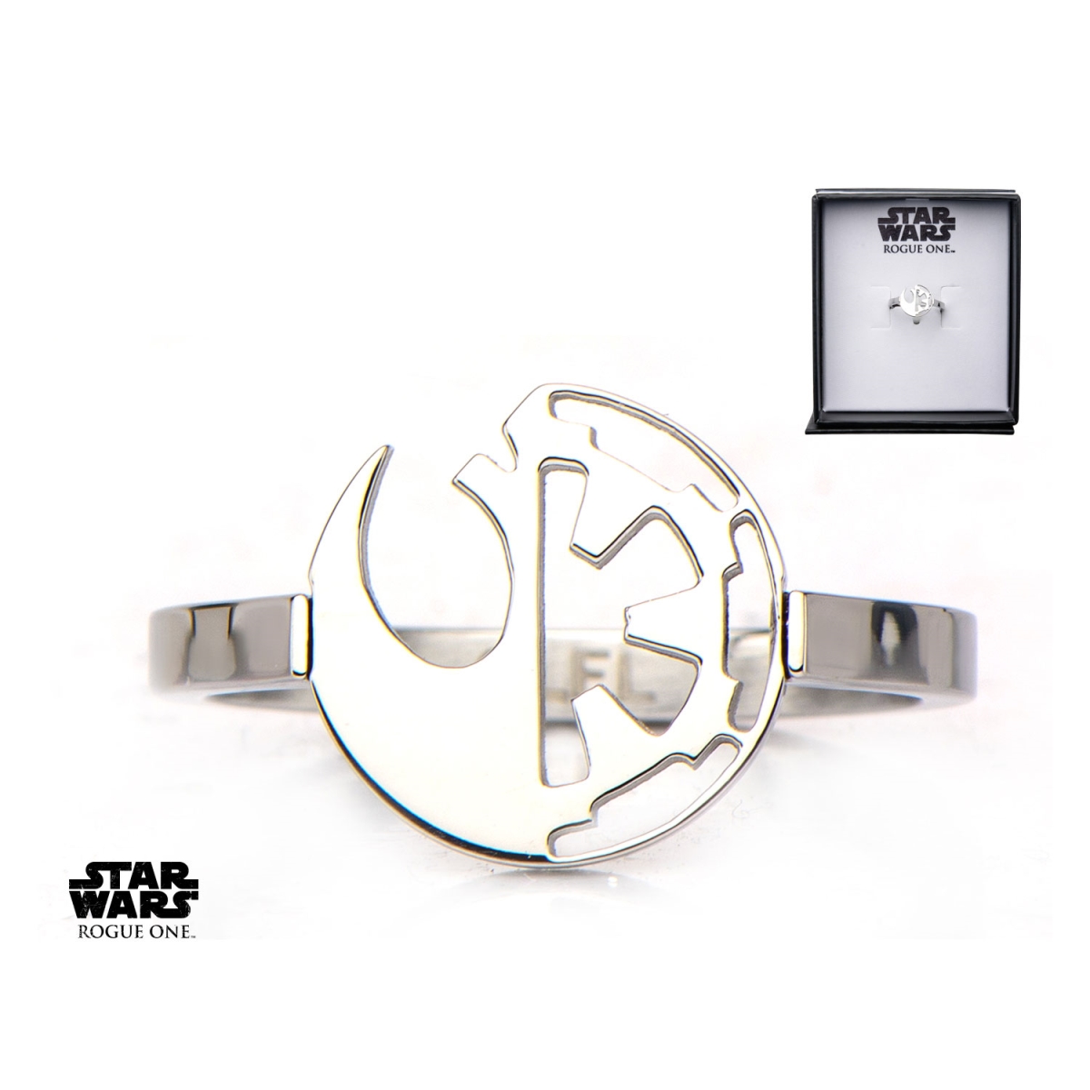 Swr1rsisfr02-6 Alliance & Galactic Empire Symbol Cut Out Ring