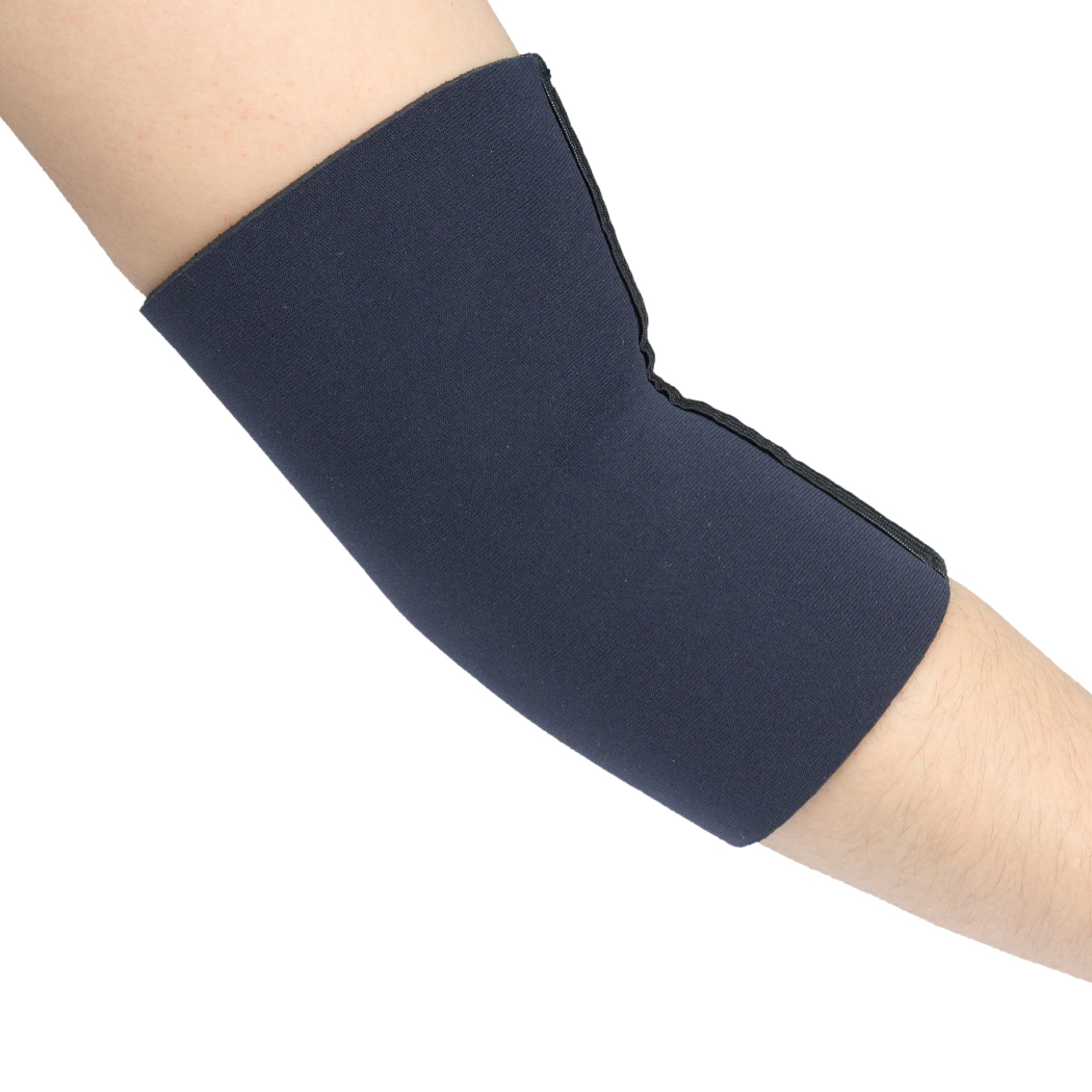 Pep-l Neoprene Elbow Sleeve Support Brace For Swelling Strains Bursitis Tendonitis, Black - Large