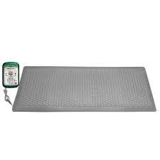 Slm1-sys 24 X 71 X 1 In. Safety Monitor With Weight-sensing Landing Mat System - Gray